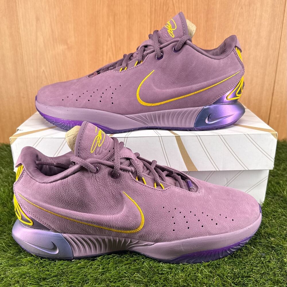 Nike LeBron 21 Purple Rain Basketball Shoes FV2345-500 Men’s Size 14